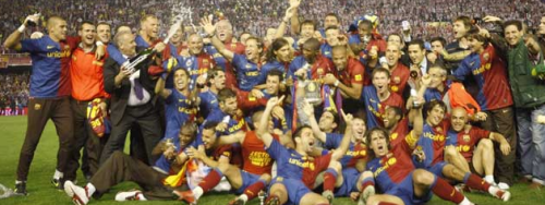 Barça campeón de la copa del rey 09